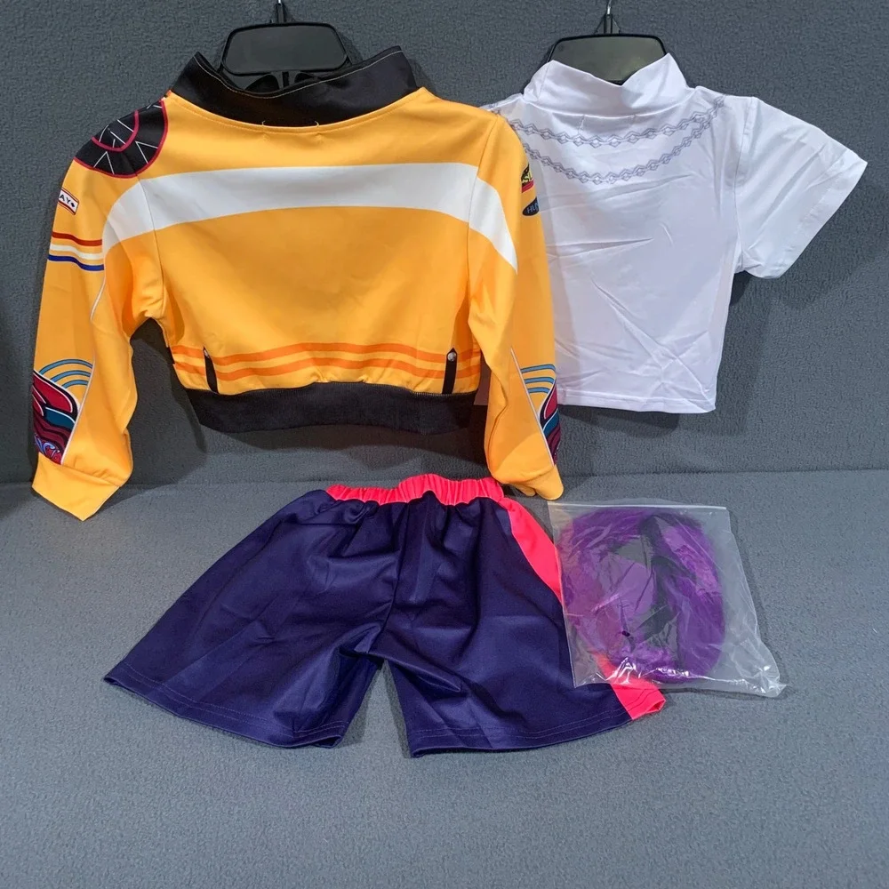 New Rumi Kpop Costume Girls Size 8 Anime Outfit Wig Halloween